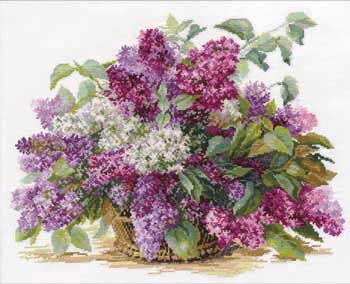 2-22 Набор для вышивания Алиса "Сирень"