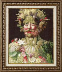 МК-069 Набор для вышивания Золотое Руно "Портрет императора Рудольфа II в образе Вертумна 1590 г."