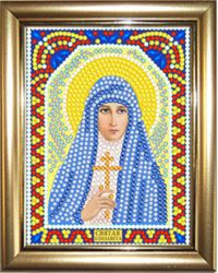 ИМРА5-035 Алмазная мозаика ТМ НАСЛЕДИЕ с рамкой "Святая Елизавета"