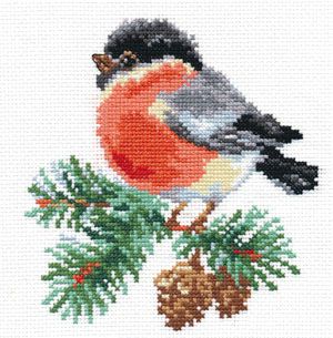 1-15 Набор для вышивания Алиса "Снегирек"