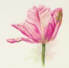 2-42 Набор для вышивания Алиса "Тюльпаны. Нежно-розовый"