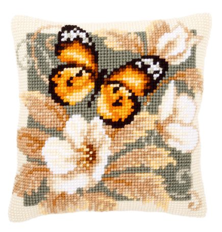 Набор для вышивания крестом Vervaco "Черно-оранжевая бабочка" PN-0146840