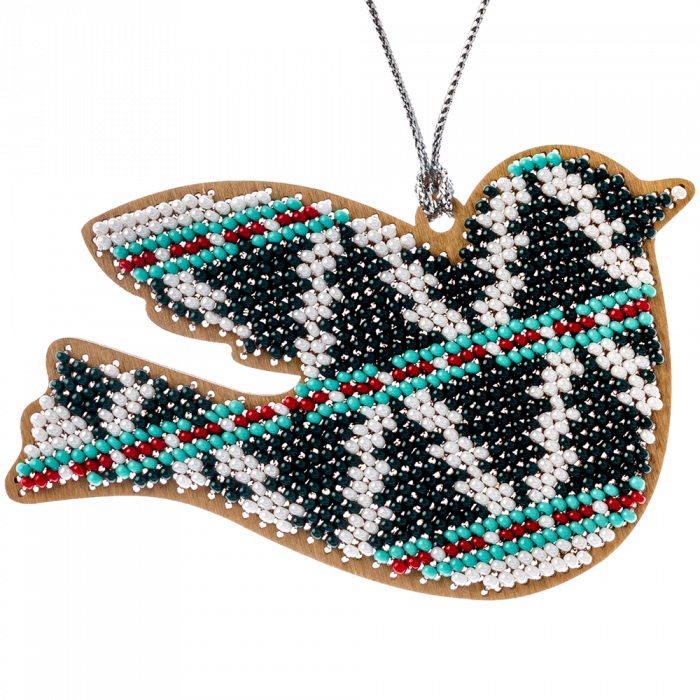 Набор для вышивания бисером по дереву ВОЛШЕБНАЯ СТРАНА FLK-144, 10.5*7см