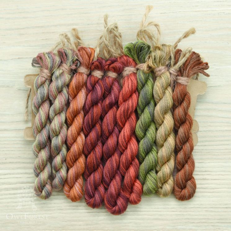 НМул-МГ137-3282 Набор ниток OwlForest для схемы «Древо познания» (DMC)