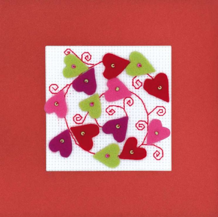 Набор для вышивания Риолис Открытка "Валентинка" 1421АС