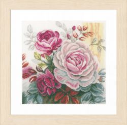 PN-0165376 Набор для вышивания LANARTE "Pink rose"