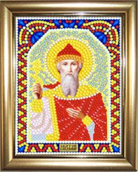 ИМРА5-045 Алмазная мозаика ТМ НАСЛЕДИЕ с рамкой "Святой Владимир"