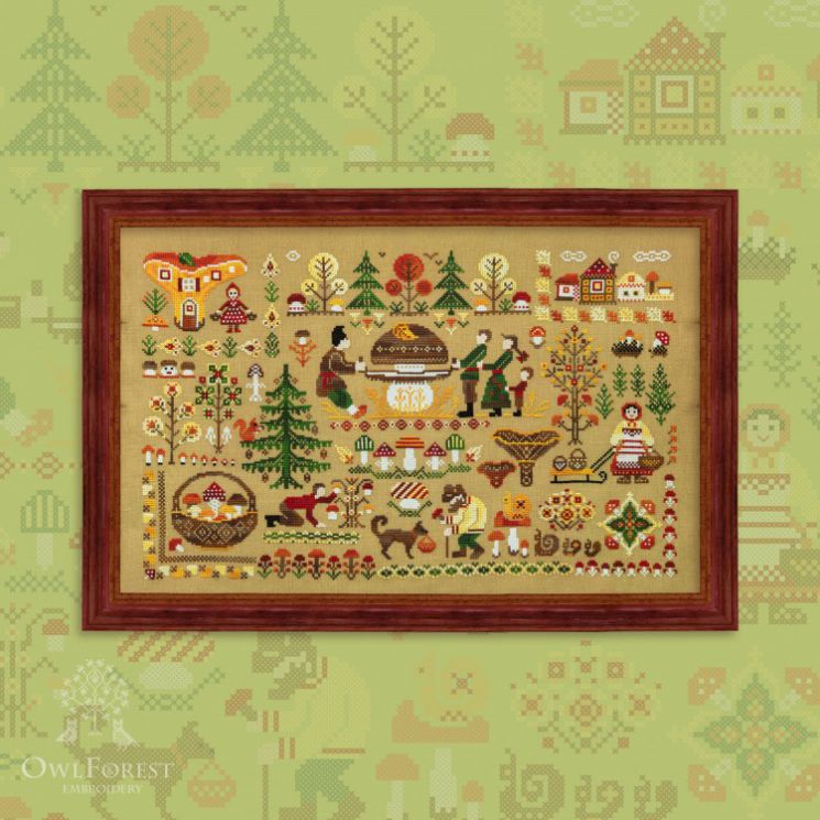 Схема для вышивания Owlforest «Тихая охота» 0128-ТО-С 