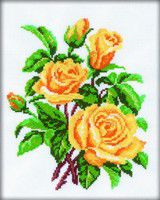 М143 Набор для вышивания РТО "Жёлтые розы"