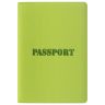 Обложка для паспорта STAFF, мягкий полиуретан, "ПАСПОРТ", салатовая, 237607