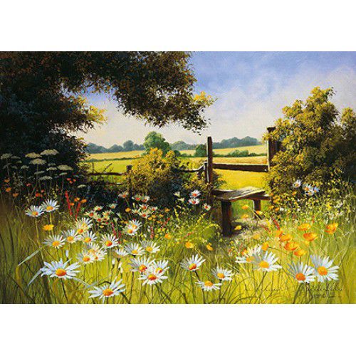 Алмазная мозаика Гранни "Поле ромашек" Ag1015