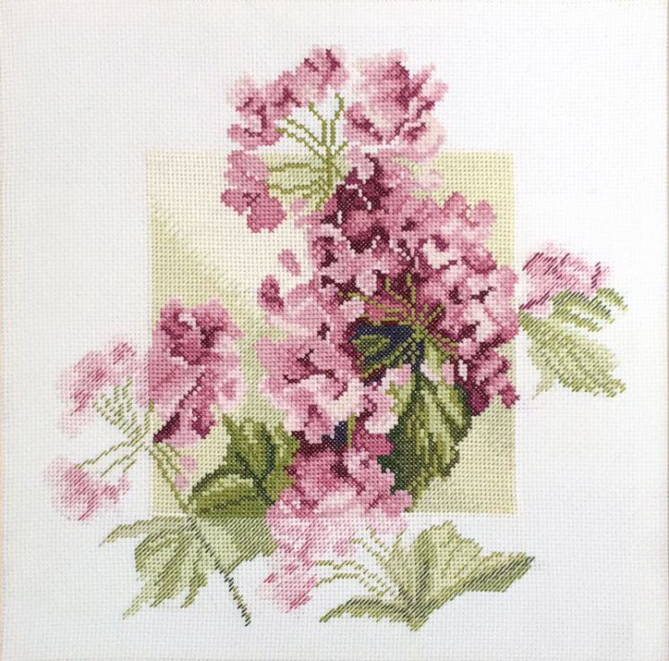 04.007.03 Набор для вышивания Марья Искусница "Герань" по рисунку А. Майской