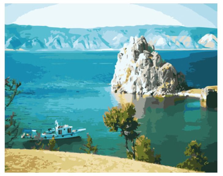 GX 34085 Картина по номерам Paintboy "Экскурсия по морю"