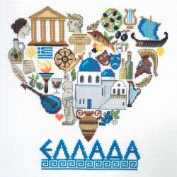 11.001.26 Набор для вышивания МАРЬЯ ИСКУСНИЦА "ГРЕЦИЯ"